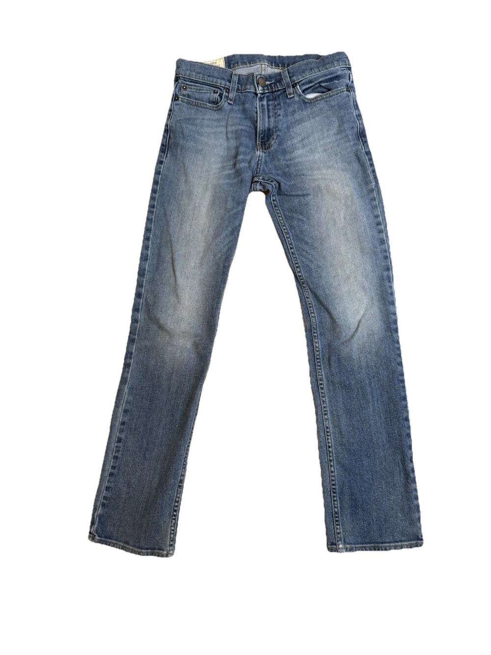 Womenโs Hollister Slim Straight 29x32 Mid Rise Medium Wash